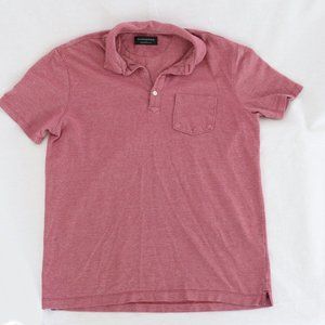 Banana Republic Mens Polo Shirt Red